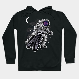 Astronaut Motorbike Evergrow Crypto EGC Coin To The Moon Crypto Token Cryptocurrency Wallet Birthday Gift For Men Women Kids Hoodie